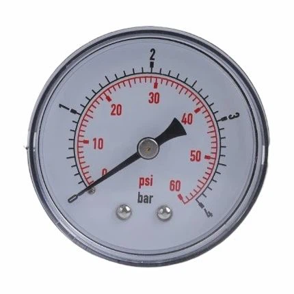 Air Pressure Gauge With Back Connection